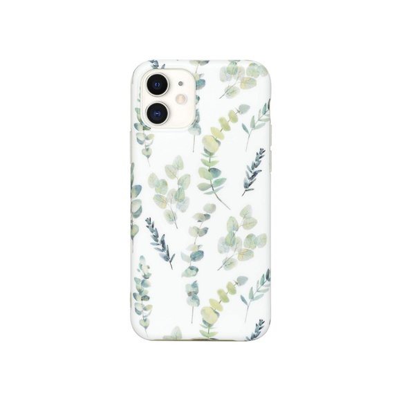 Other - iPhone 11 White Leaves Phone Case
